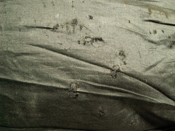 Buchi dopo il restauro